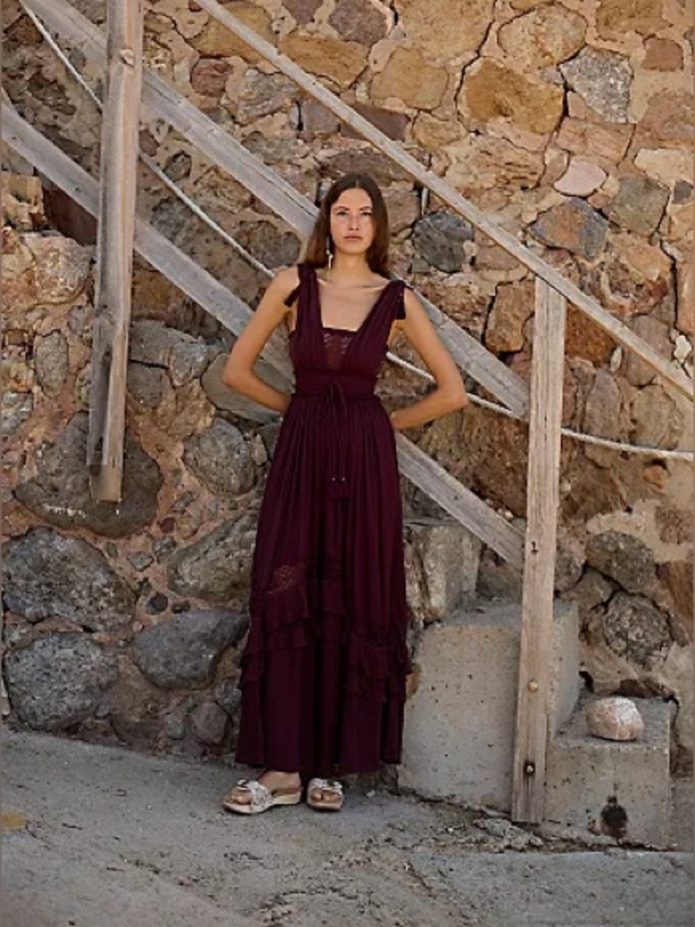 Free People Santa Maria Maxi, NWOT-EUC, size XS